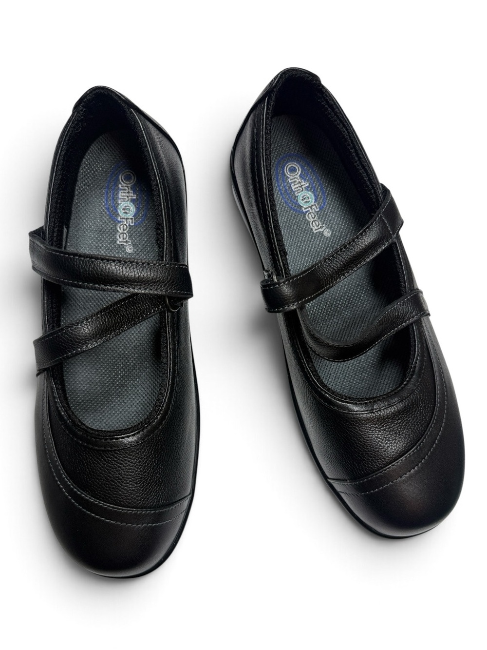 OrthoFeet Celina Pull-on Mary Janes Comfort Orthopedic Shoes NEW S-622 Sz 9.5 W